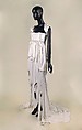 Wedding dress, Zandra Rhodes (British, founded 1969), Nylon, rayon, metal, glass, British